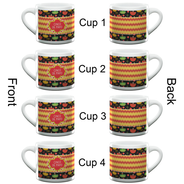 Cinco De Mayo Espresso Cup - 6oz (Double Shot Set of 4) APPROVAL