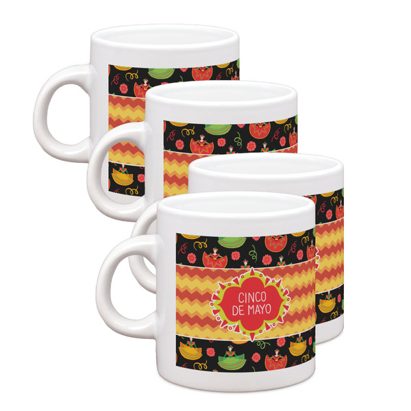 Custom Cinco De Mayo Single Shot Espresso Cups - Set of 4