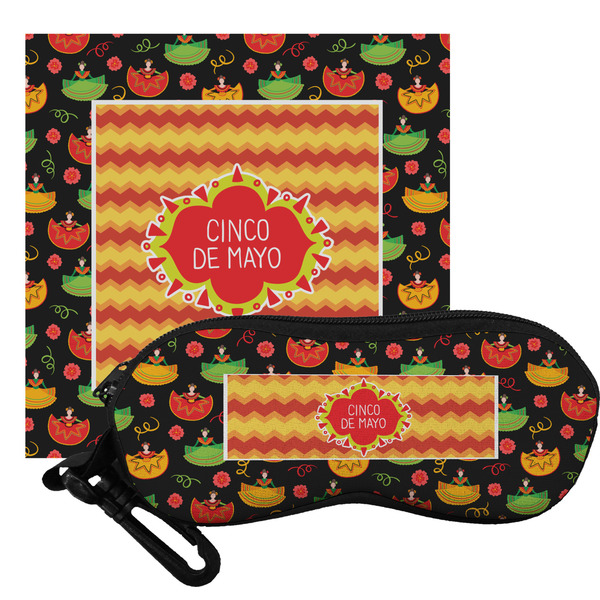 Custom Cinco De Mayo Eyeglass Case & Cloth