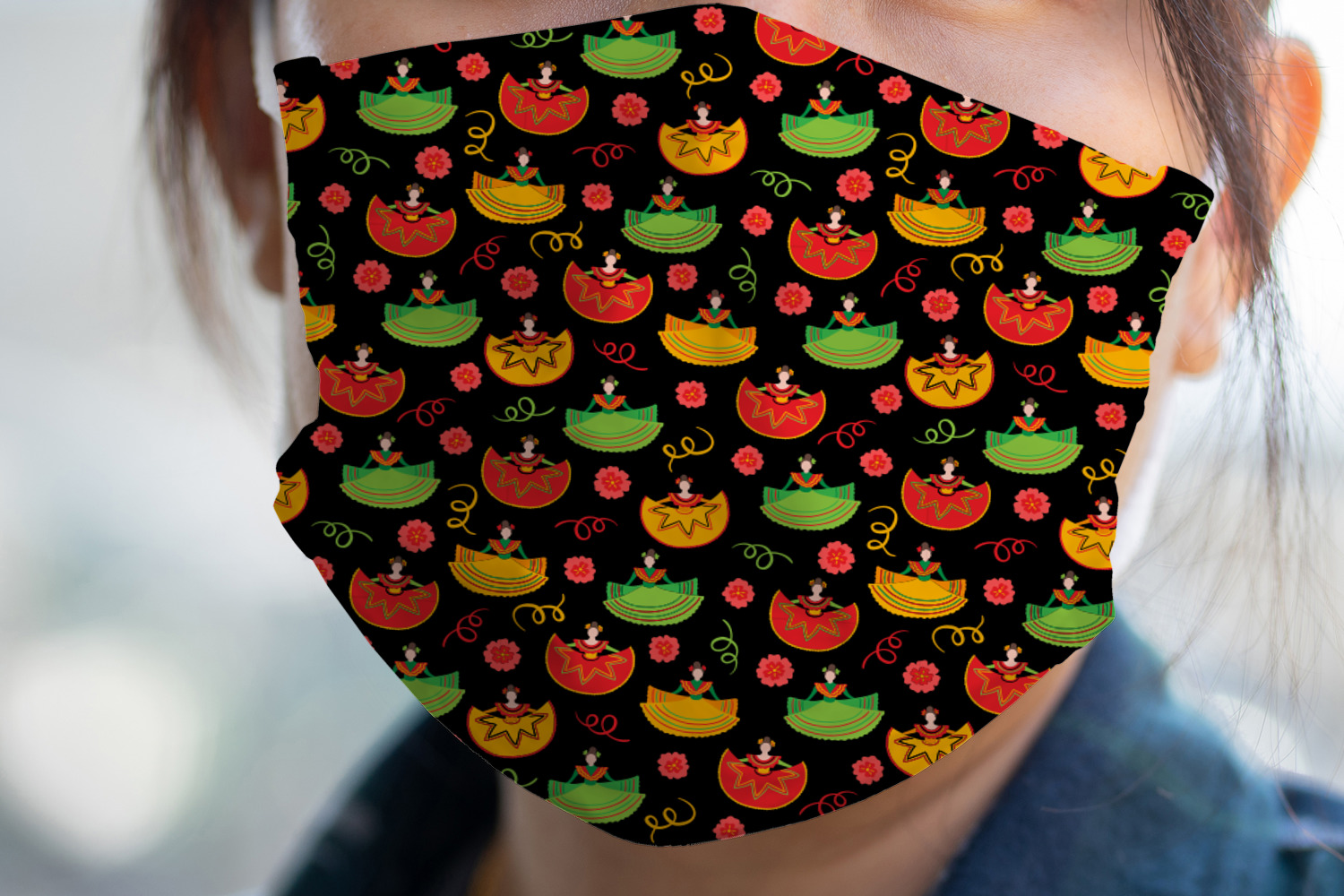 Cinco De Mayo Face Mask Cover (Personalized) YouCustomizeIt