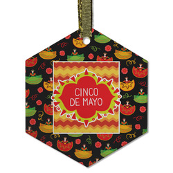 Cinco De Mayo Flat Glass Ornament - Hexagon