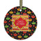 Cinco De Mayo Frosted Glass Ornament - Round