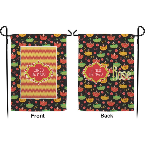 Cinco De Mayo Garden Flag - Double Sided Front and Back