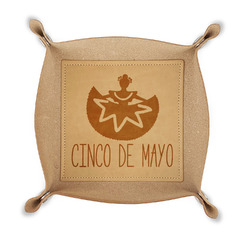 Cinco De Mayo Genuine Leather Dice Tray
