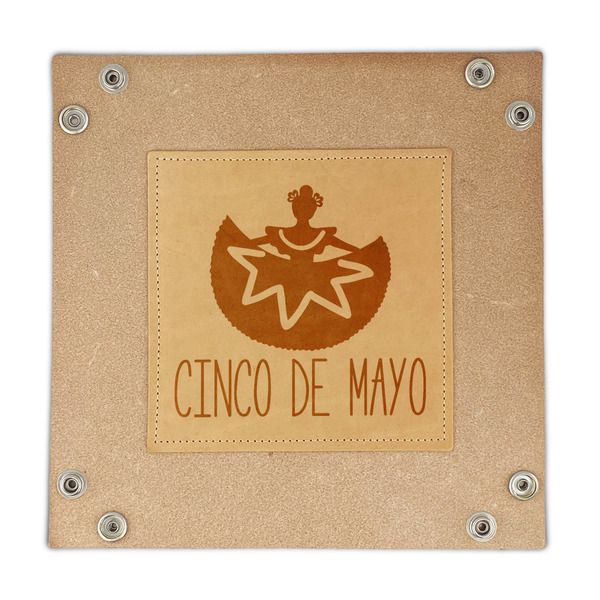 Cinco De Mayo Genuine Leather Valet Trays - FRONT