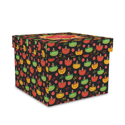 Cinco De Mayo Gift Box with Lid - Canvas Wrapped - Medium