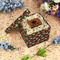 Cinco De Mayo Gift Boxes with Lid - Canvas Wrapped - Small - In Context