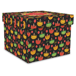 Cinco De Mayo Gift Box with Lid - Canvas Wrapped - XX-Large