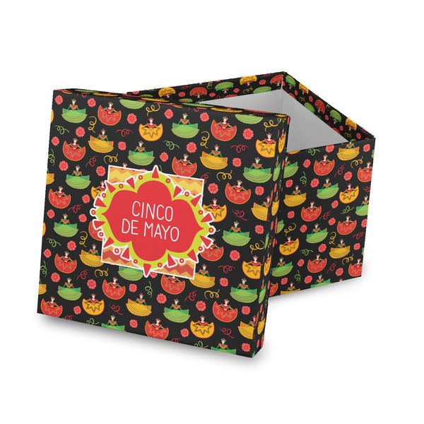 Custom Cinco De Mayo Gift Box with Lid - Canvas Wrapped