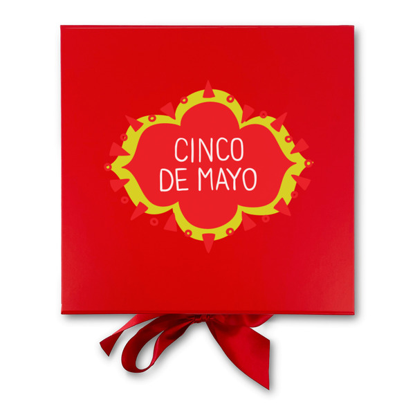 Cinco De Mayo Gift Boxes with Magnetic Lid - Red - Approval