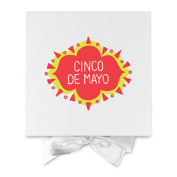 Cinco De Mayo Gift Boxes with Magnetic Lid - White - Approval