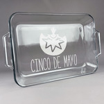Cinco De Mayo Glass Baking and Cake Dish