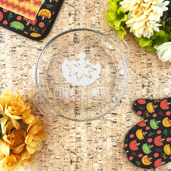 Cinco De Mayo Glass Pie Dish - LIFESTYLE