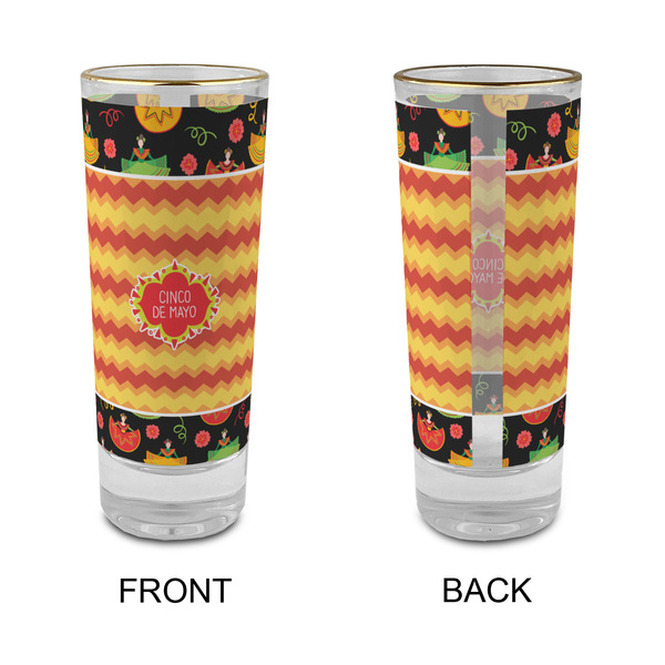 Cinco De Mayo Glass Shot Glass - 2 oz - Single - APPROVAL