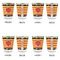 Cinco De Mayo Glass Shot Glass - with gold rim - Set of 4 - APPROVAL