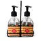 Cinco De Mayo Glass Soap & Lotion Bottle Set
