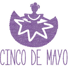 Cinco De Mayo Glitter Sticker Decal - Custom Sized (Personalized)