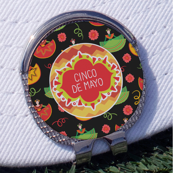 Custom Cinco De Mayo Golf Ball Marker - Hat Clip