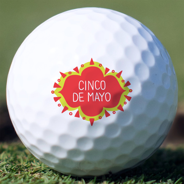 Cinco De Mayo Golf Ball - Non-Branded - Front