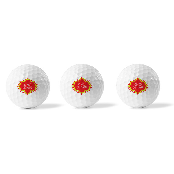 Cinco De Mayo Golf Balls - Generic - Set of 3 - APPROVAL