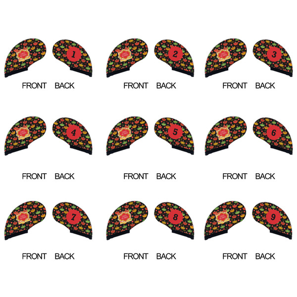 Cinco De Mayo Golf Club Covers - APPROVAL (set of 9)