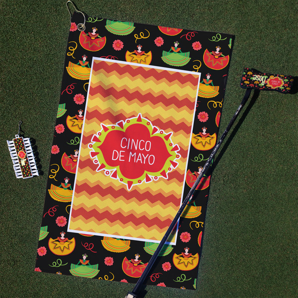 Custom Cinco De Mayo Golf Towel Gift Set (Personalized)