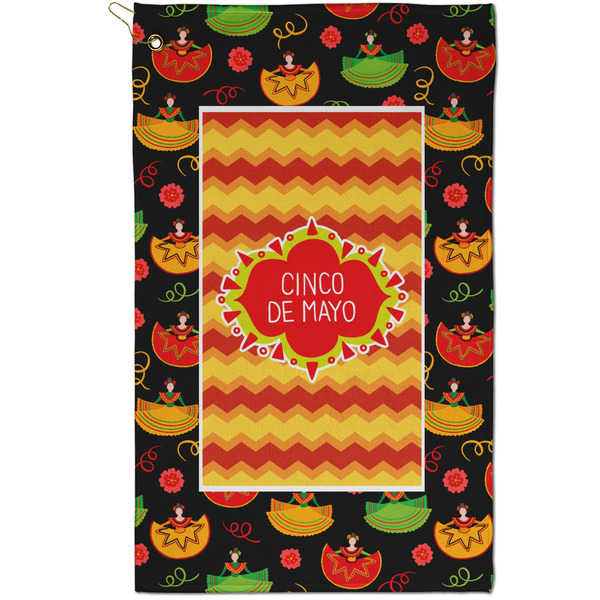 Custom Cinco De Mayo Golf Towel - Poly-Cotton Blend - Small