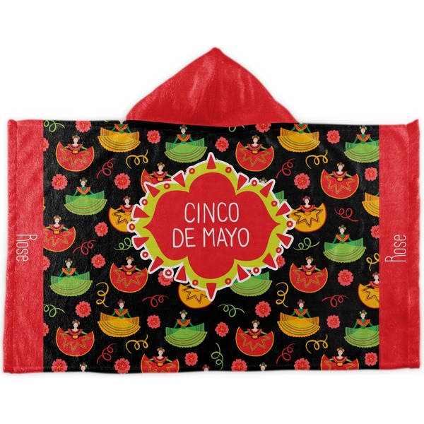 Custom Cinco De Mayo Kids Hooded Towel (Personalized)