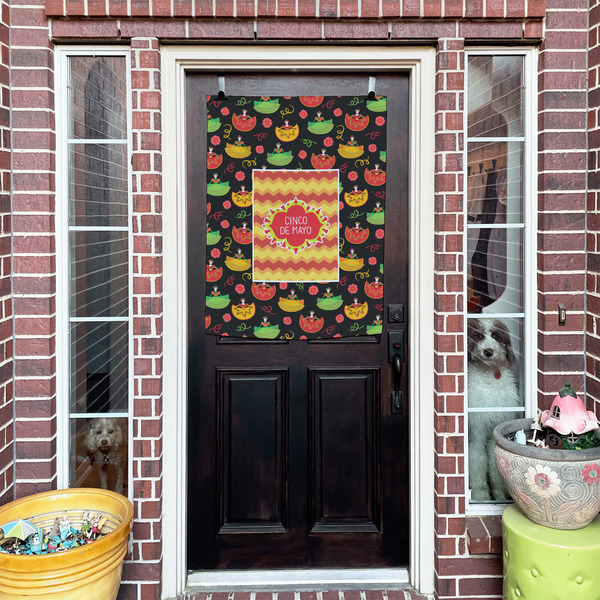 Cinco De Mayo House Flags - Double Sided - (Over the door) LIFESTYLE