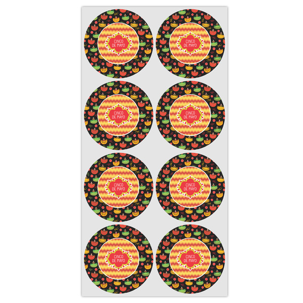 Cinco De Mayo Icing Circle - Medium - Set of 8