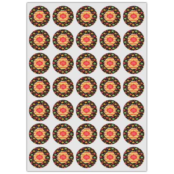 Cinco De Mayo Icing Circle - XSmall - Set of 35