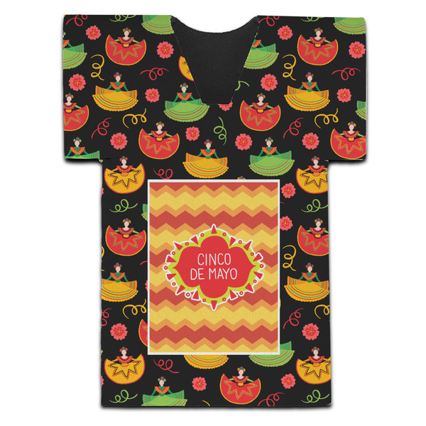 Custom Cinco De Mayo Jersey Bottle Cooler