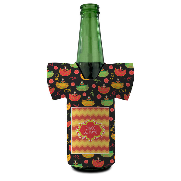 Cinco De Mayo Jersey Bottle Cooler - FRONT (on bottle)