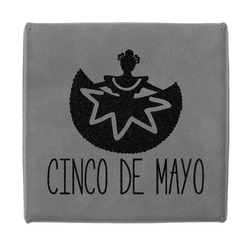 Cinco De Mayo Jewelry Gift Box - Engraved Leather Lid