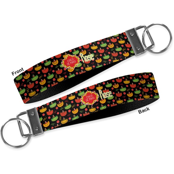 Cinco De Mayo Key-chain - Metal and Nylon - Front and Back