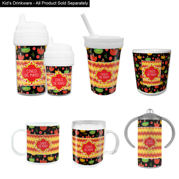 Cinco De Mayo Kid's Drinkware - Customized & Personalized