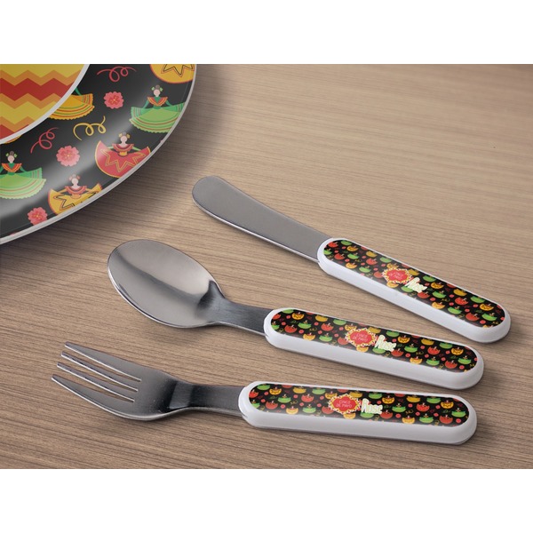 Cinco De Mayo Kids Flatware w/ Plate
