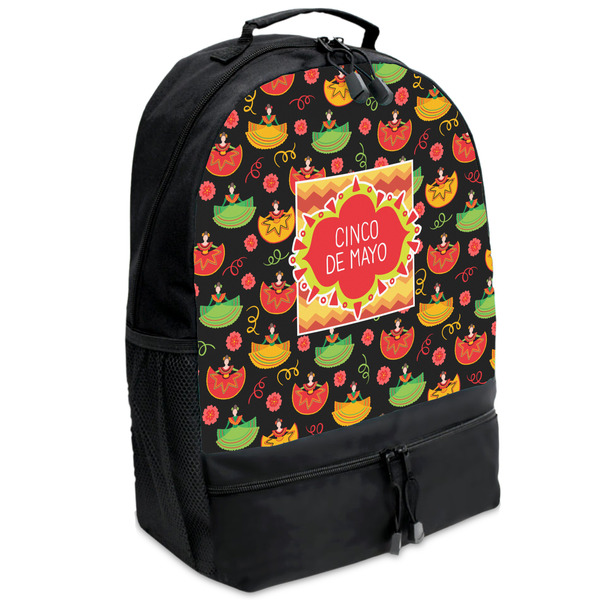 Custom Cinco De Mayo Backpacks - Black