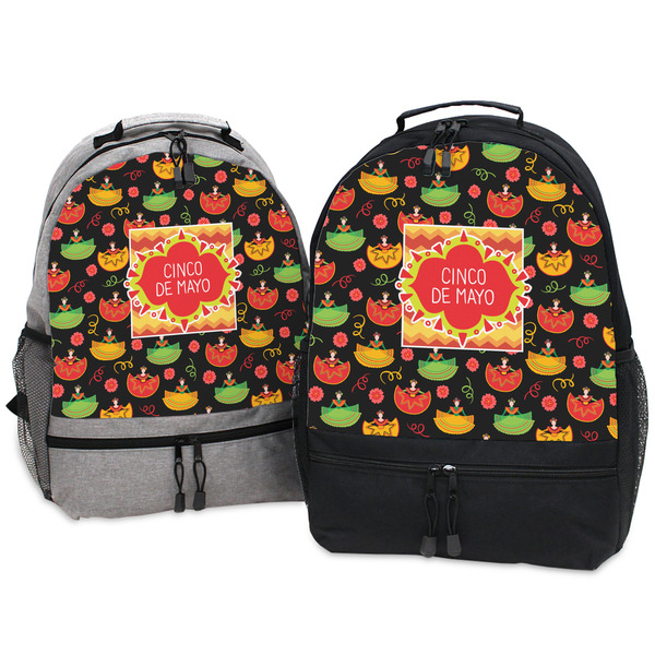 Cinco De Mayo Large Backpacks - Both