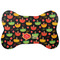 Cinco De Mayo Bone Shaped Dog Food Mat (Large) (Personalized)
