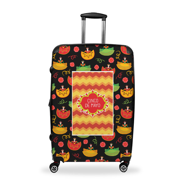 Custom Cinco De Mayo Suitcase - 28" Large - Checked