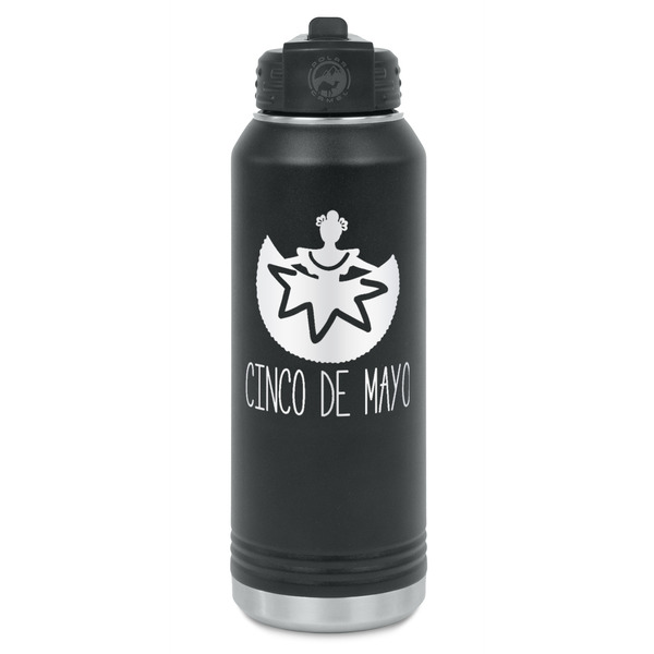 Custom Cinco De Mayo Water Bottles - Laser Engraved
