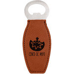 Cinco De Mayo Leatherette Bottle Opener (Personalized)