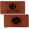 Cinco De Mayo Leather Checkbook Holder Front and Back