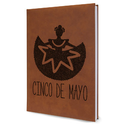 Cinco De Mayo Leather Sketchbook - Large - Single Sided