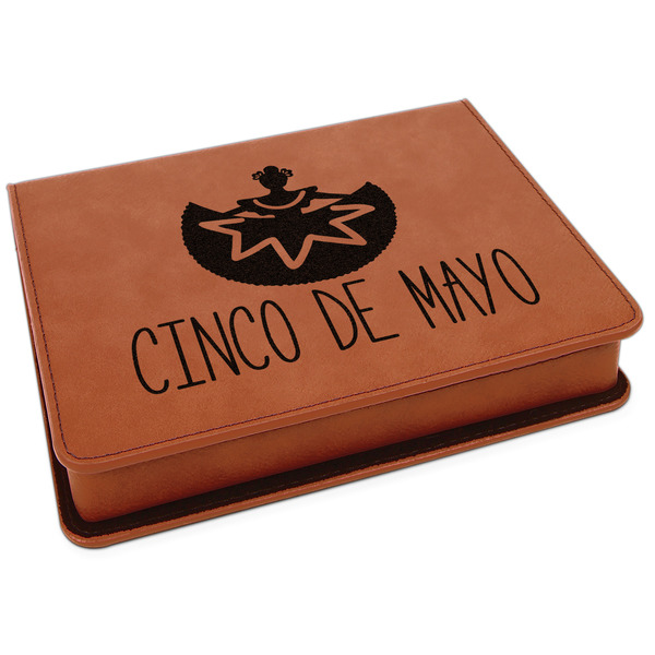 Custom Cinco De Mayo Leatherette 4-Piece Wine Tool Set (Personalized)