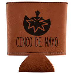 Cinco De Mayo Leatherette Can Sleeve (Personalized)