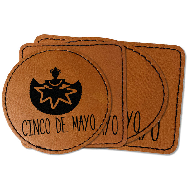 Custom Cinco De Mayo Faux Leather Iron On Patch