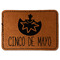 Cinco De Mayo Faux Leather Iron On Patch - Rectangle