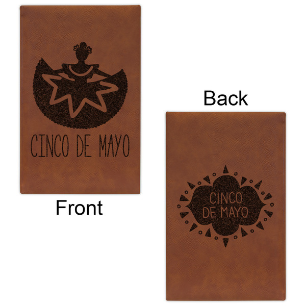Cinco De Mayo Leatherette Sketchbooks - Small - Double Sided - Front & Back View